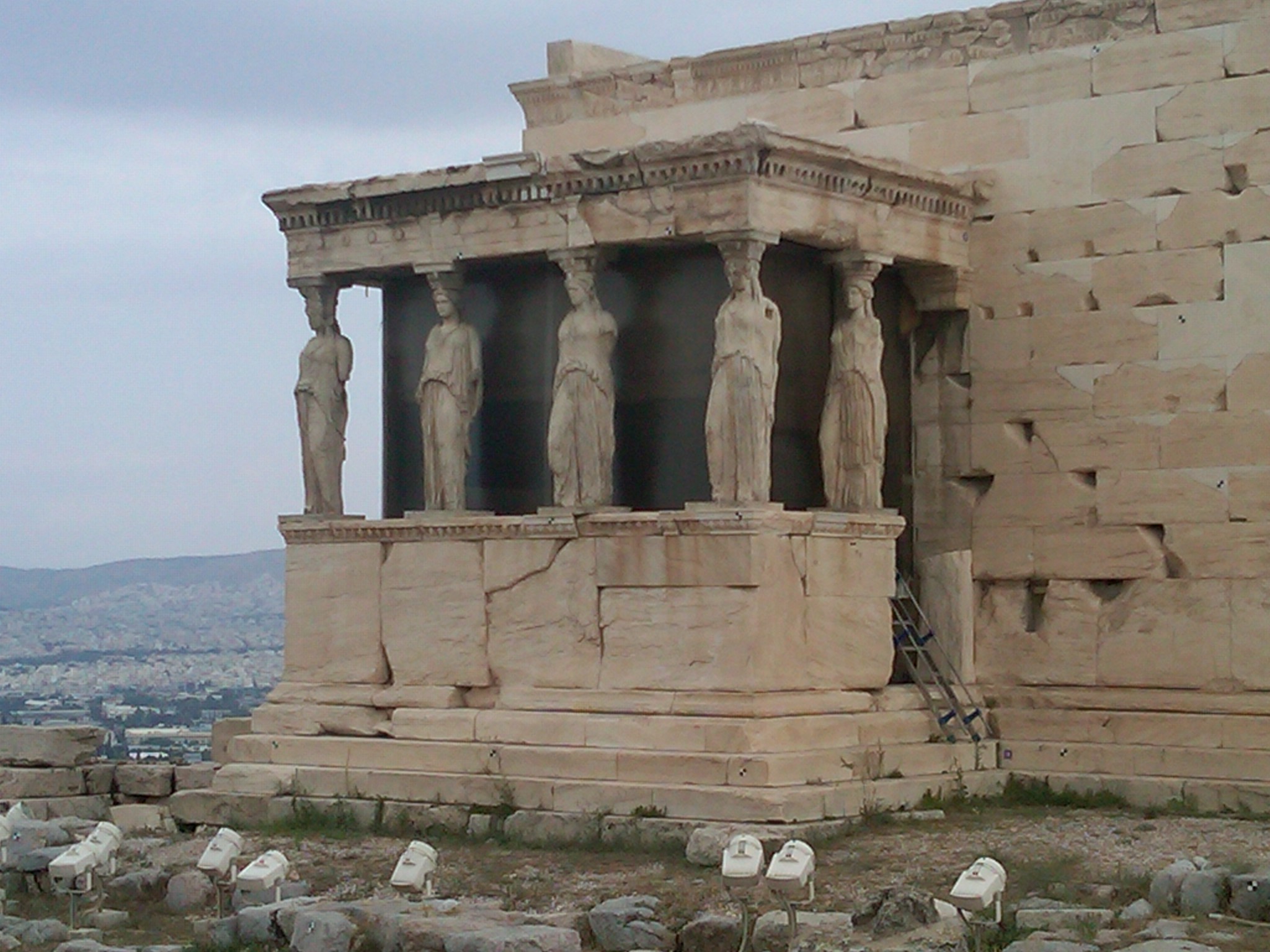 Erectheum on the Acropolis in Athens