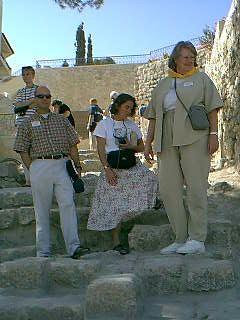 Steps outside House of Caiaphas